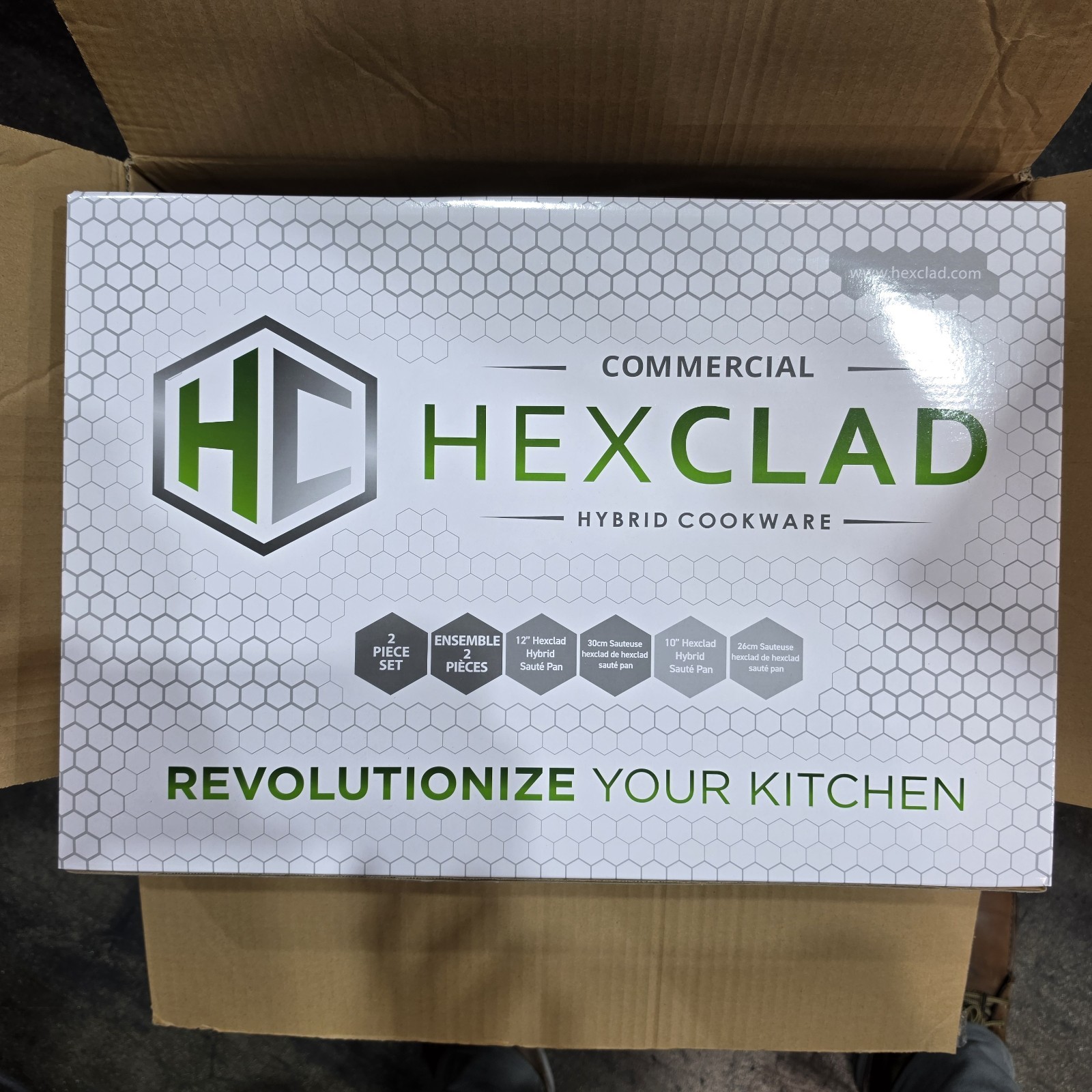 Hexclad – Pan Set – 10″ and 12″ Pieces