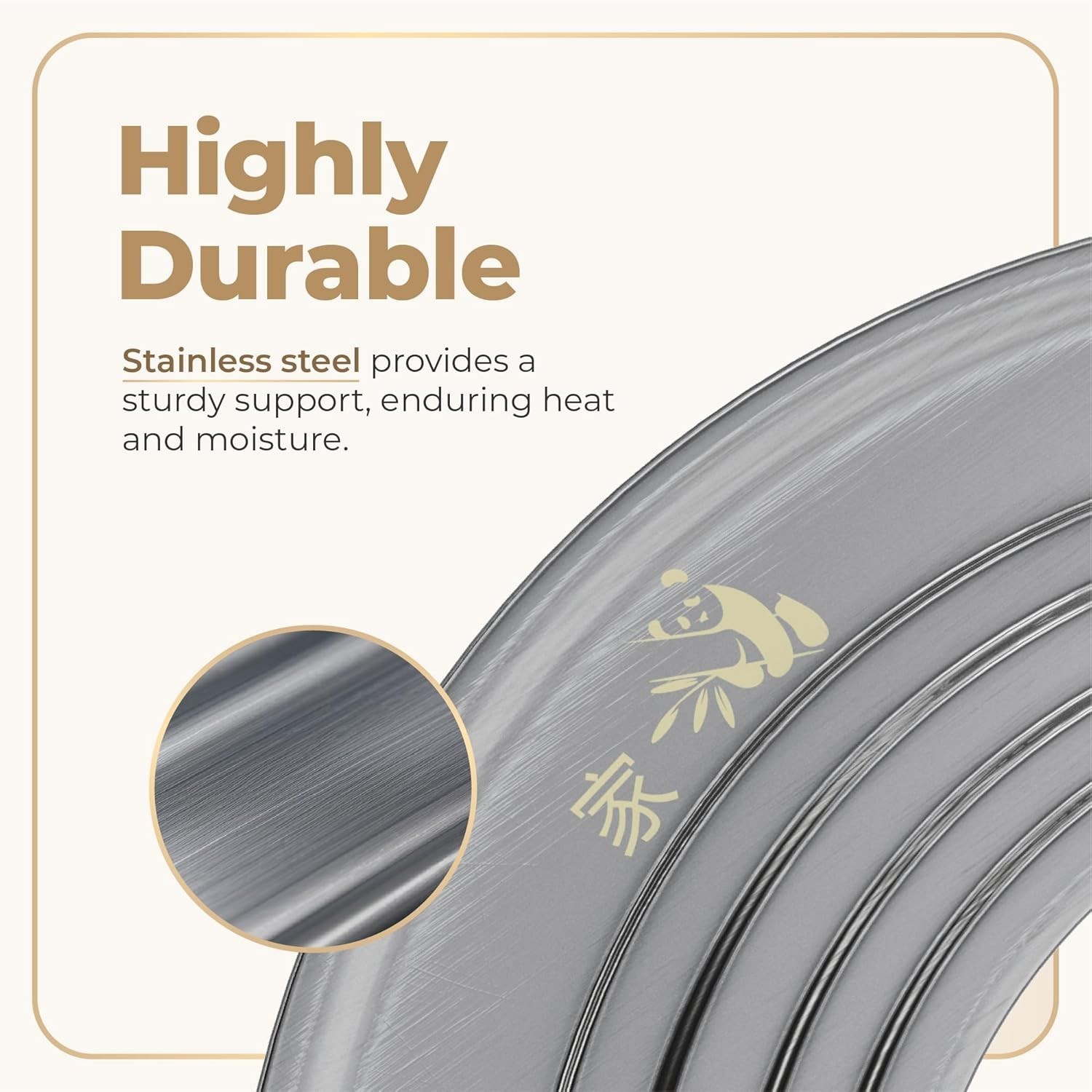 Dishwasher Safe 6.4 Inch Steamer Ring | Enhance Your Asian Cooking Experience