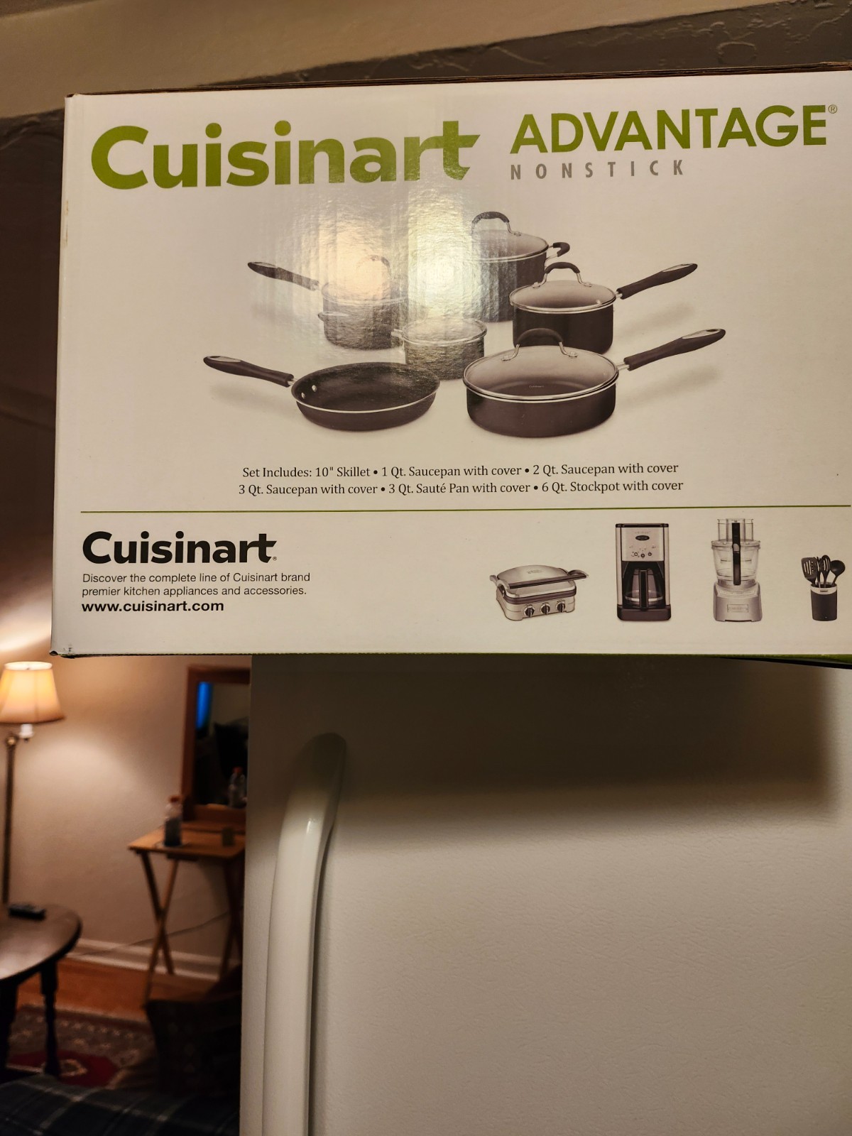 Cuisinart ADVANTAGE 11 pc Nonstick set Black Model 55-11BK FREE SHIPPING!