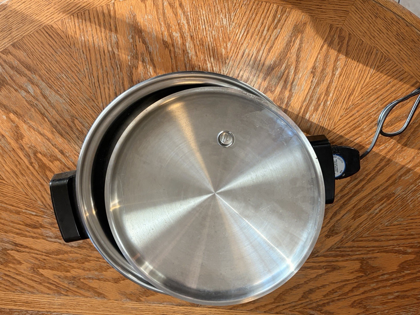 Stainless Steel 2qt Saucepan w/ Lid Long Black Handle, Gas/Electric