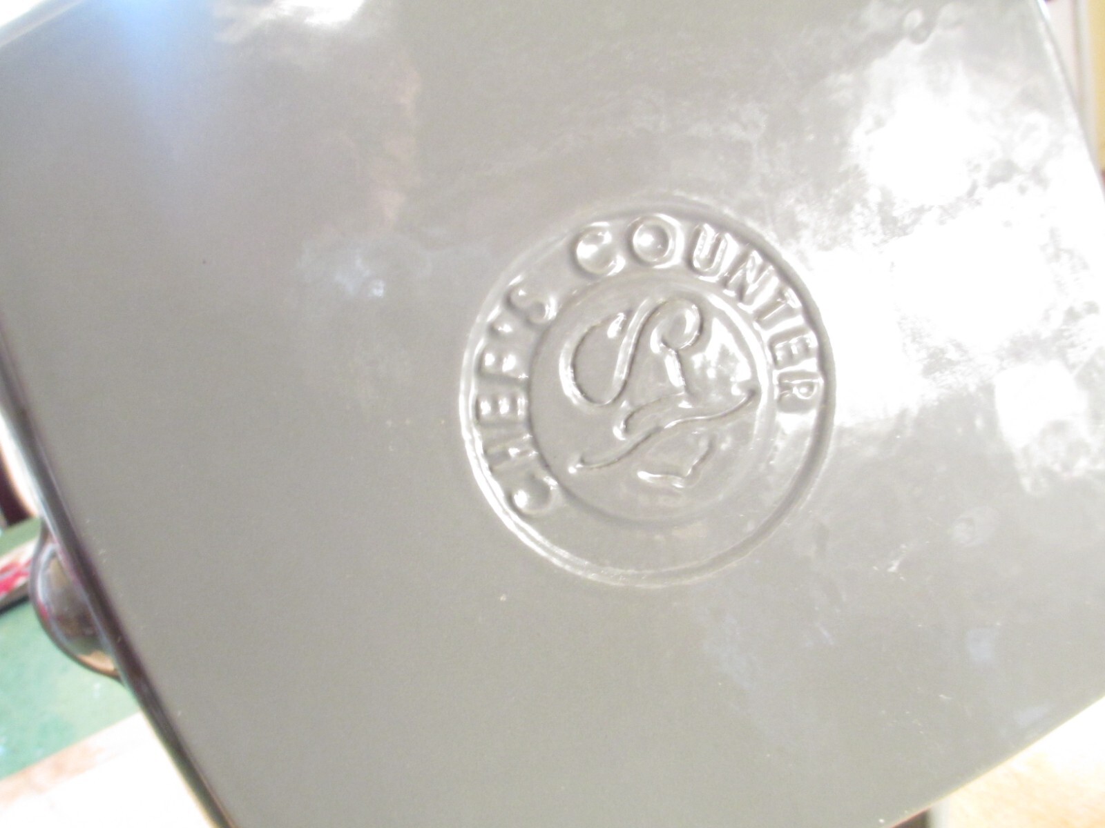 NEW! Chef’s Counter 10.5″ Gray Enamel Cast Iron Skillet Deep Grill Fry Pan