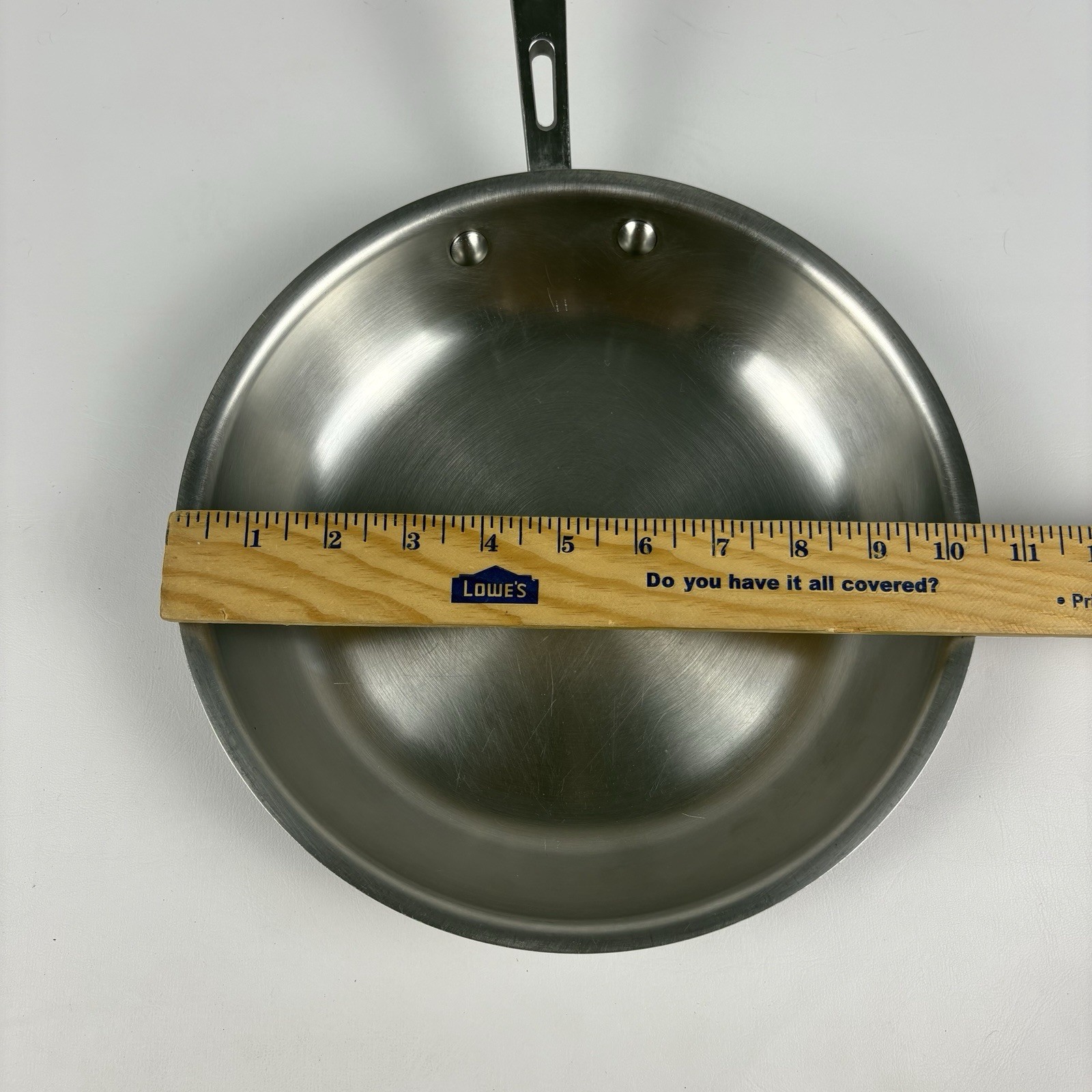 Vintage All-Clad Copper Core 10″ Stainless Steel 5-Ply Fry Pan Skillet USA Made