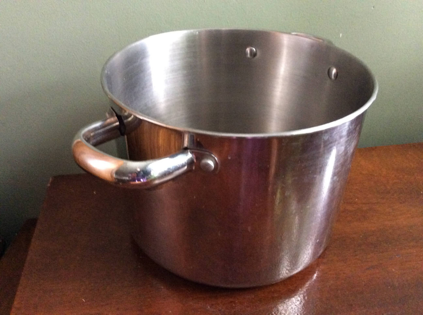 Basics Stainless Steel 5Qt Double Handle Stockpot 6″H X 8’W (NO LID)