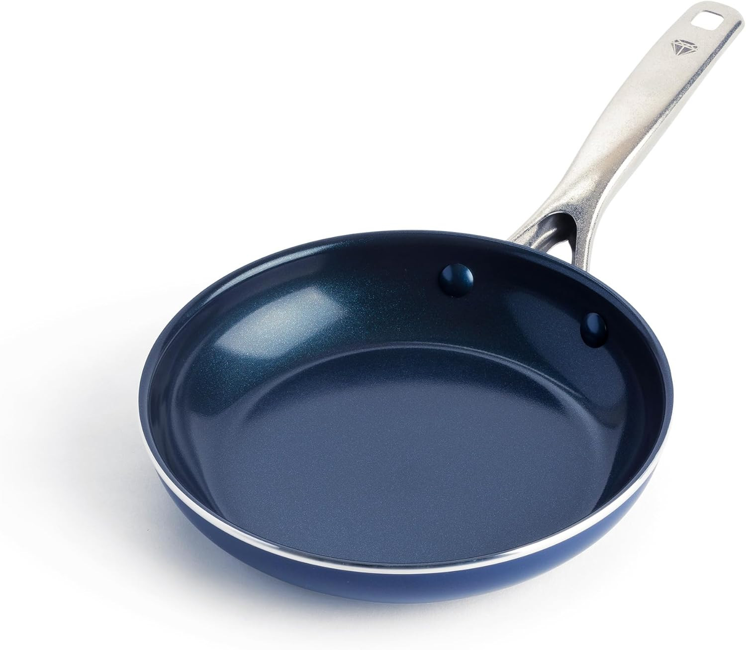 Blue Diamond Cookware Ceramic Nonstick Fry Pan 8″ Inches Fry pan Stainless Steel