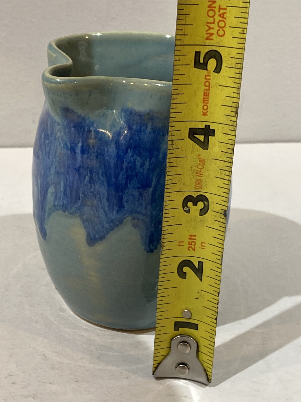 Ceramic Glazed Handmade Microwave Egg Cooker w/Whisk & Instructions