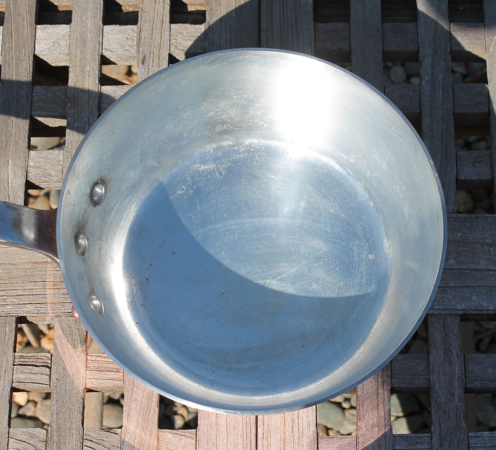Copper 8″ Windsor Pan w/ tin lining & cast iron handle, 2.3 mm, Made in France