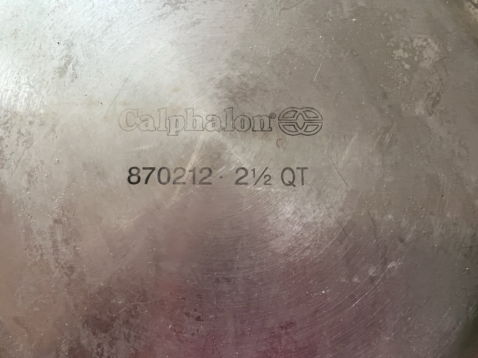 Calphalon 870212 2.5 Qt Stainless Steel Steamer Insert Set w/ Glass Lid