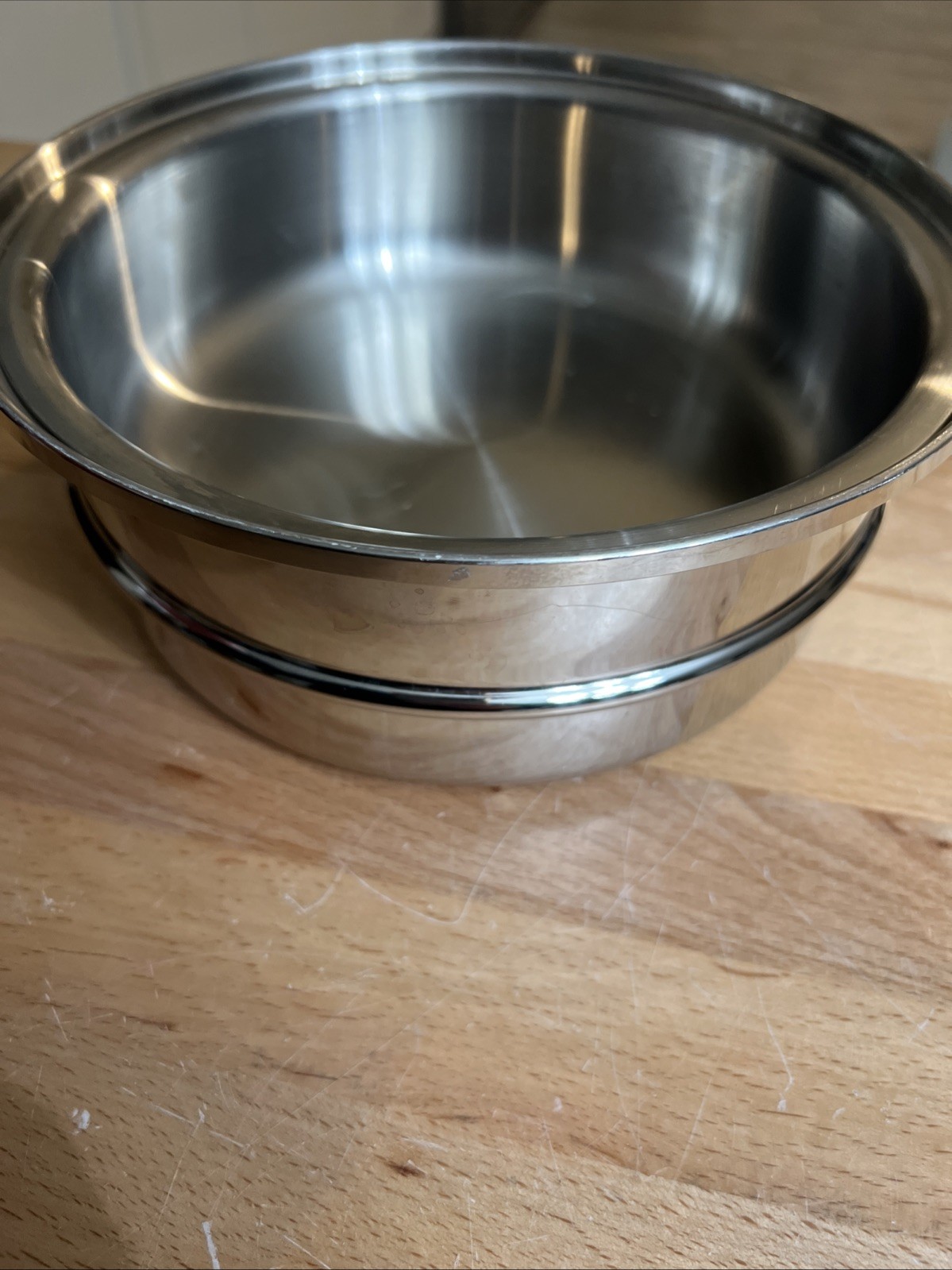 (#46). Saladmaster Insert 2Qt Surgical Stainless Double Boiler Pudding + Steamer