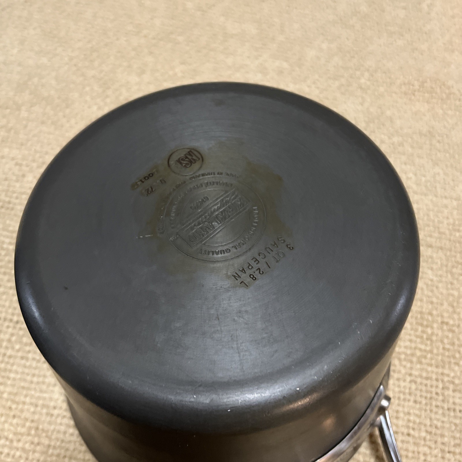 Kirkland Signature Hard Anodized Saucepans 2,3,4 Qt Professional Quality