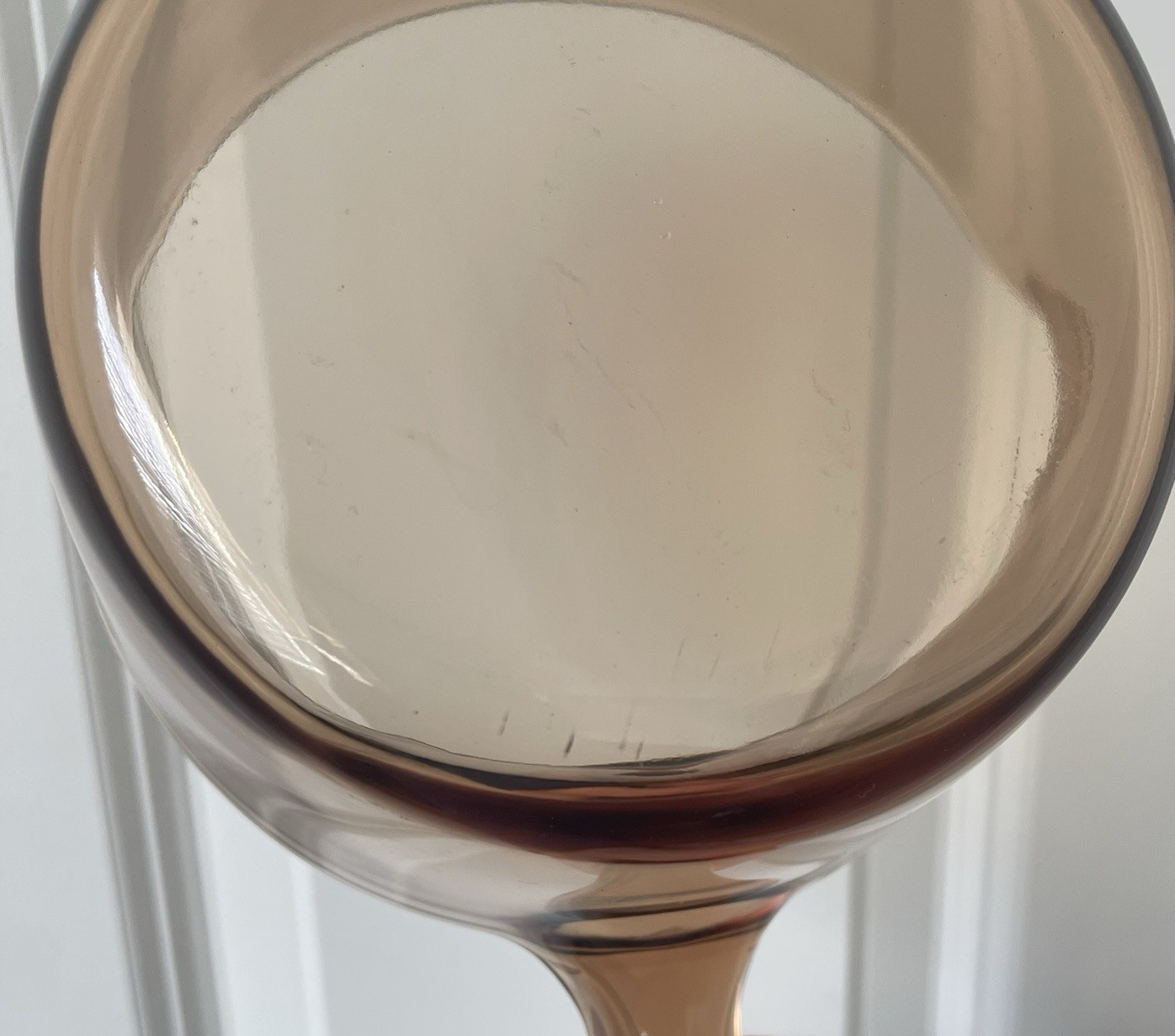 Vintage Pyrex Corning Vision Ware Amber 1L Glass Cooking Pot Spout Lid – USA