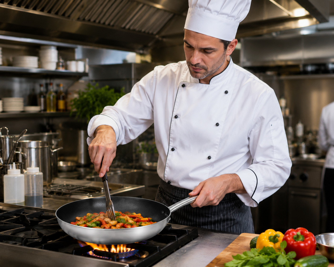 12 Inch Nonstick Frying Pan Aluminum Alloy Stainless Steel Steak Skillet