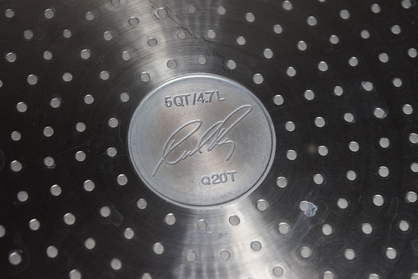 Rachael Ray Dutch Oven 5 QT / 4.7 L Q20T Blue Shimmer With Glass Lid