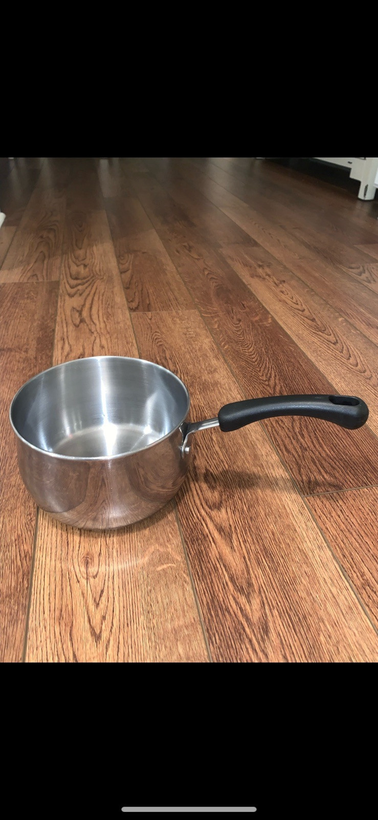 Paula Deen Bonded Stainless Steel 3 Quart Pan: Small Dent Bottom Edge (see Pics)