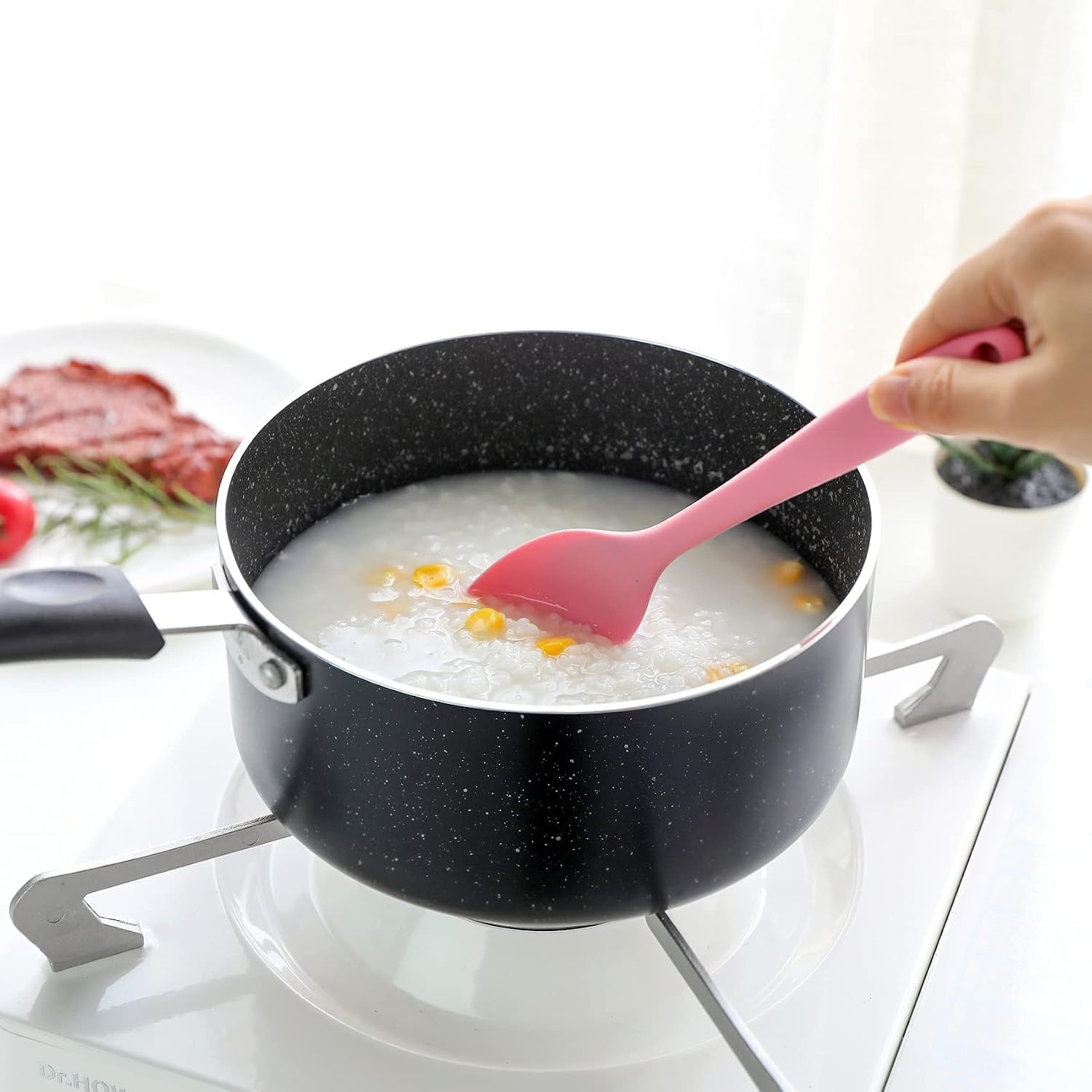 Nonstick Saucepan Set – 1 Quart and 2 Quart,Ultra Non Stick Sauce Pan Small Pot