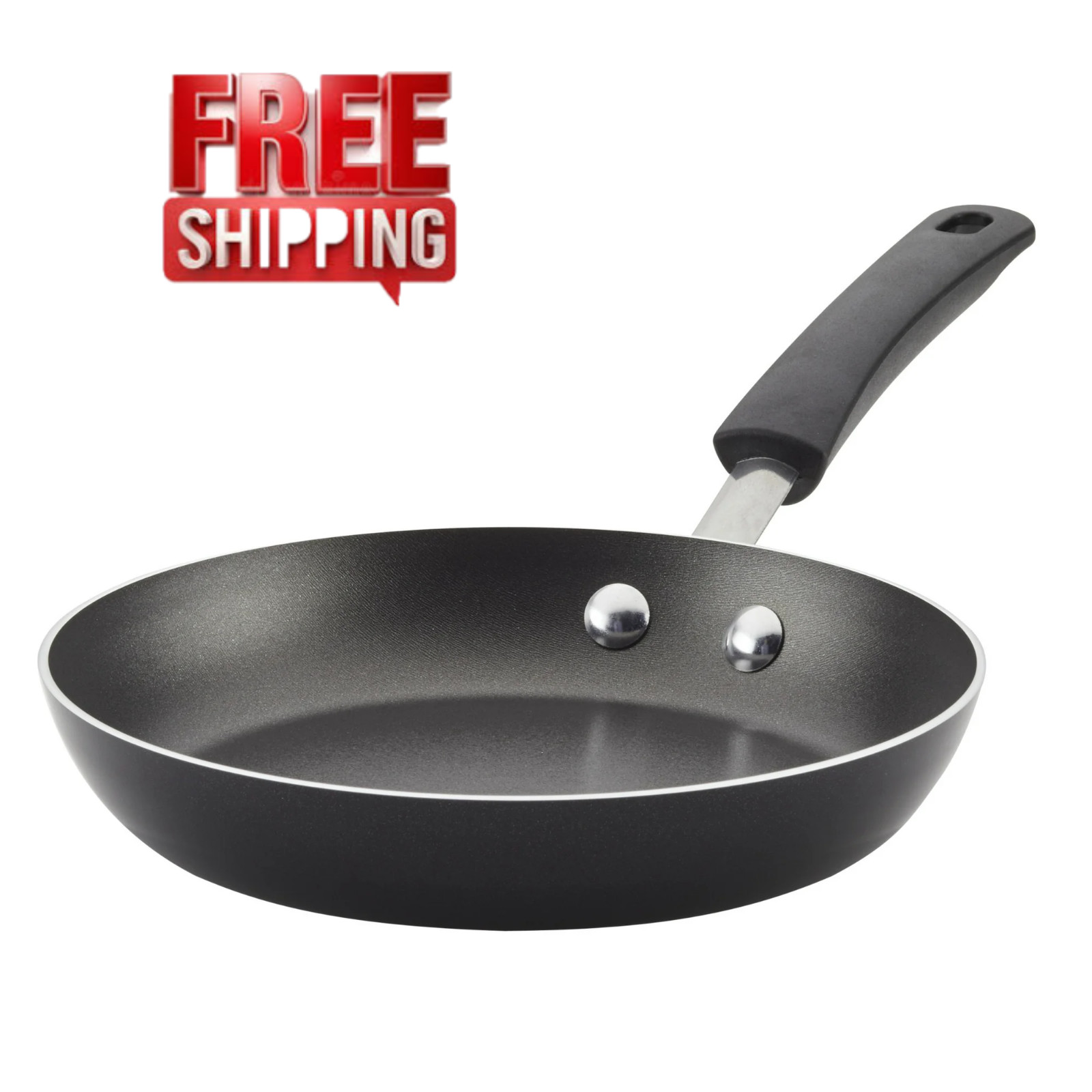 Farberware 8 inch Easy Clean Aluminum Non-Stick Frying Pan/Fry Pan/Skillet, Blac
