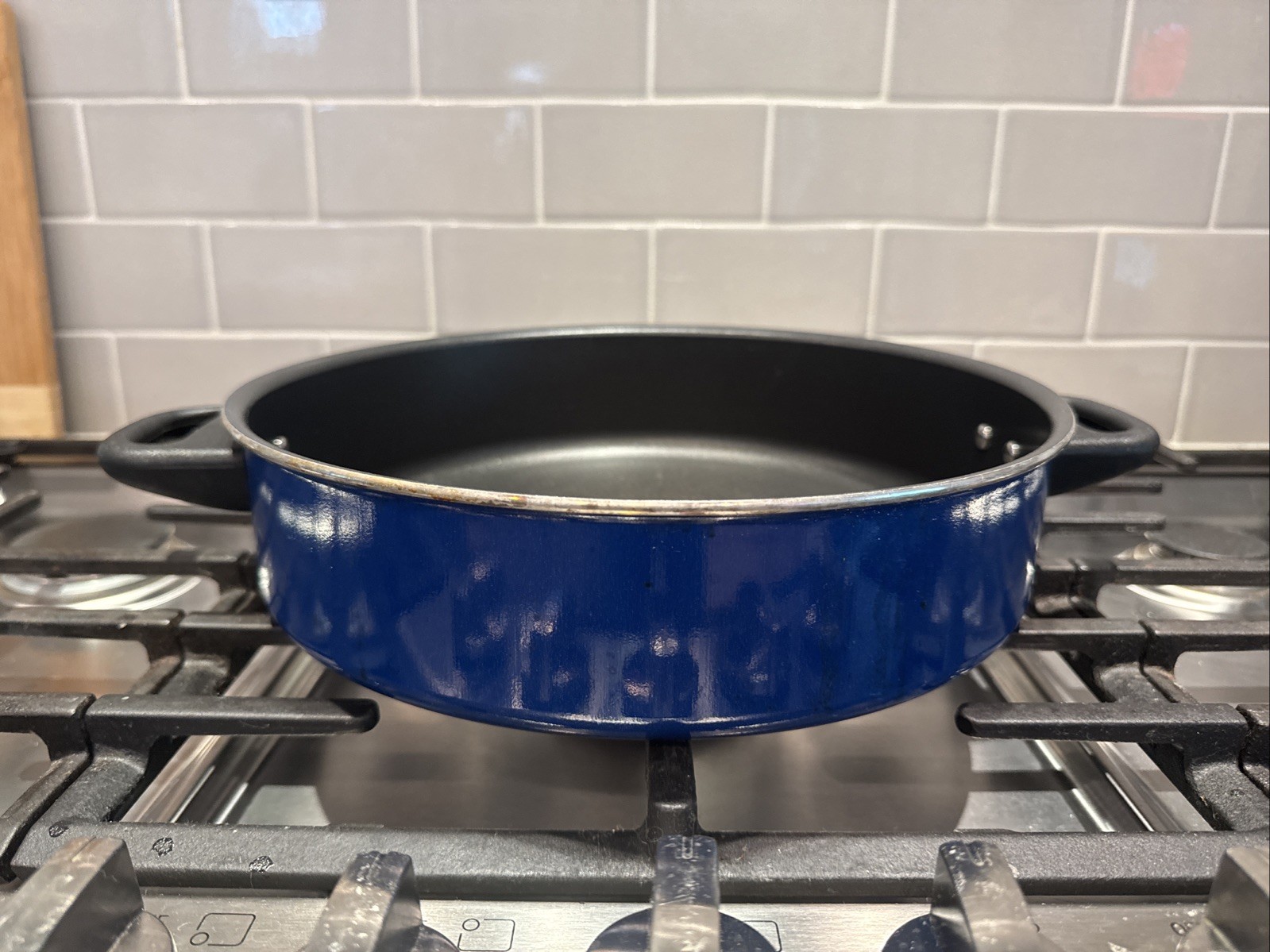 Cook’s Essentials Blue 4 Quart Pot Pan Cookware