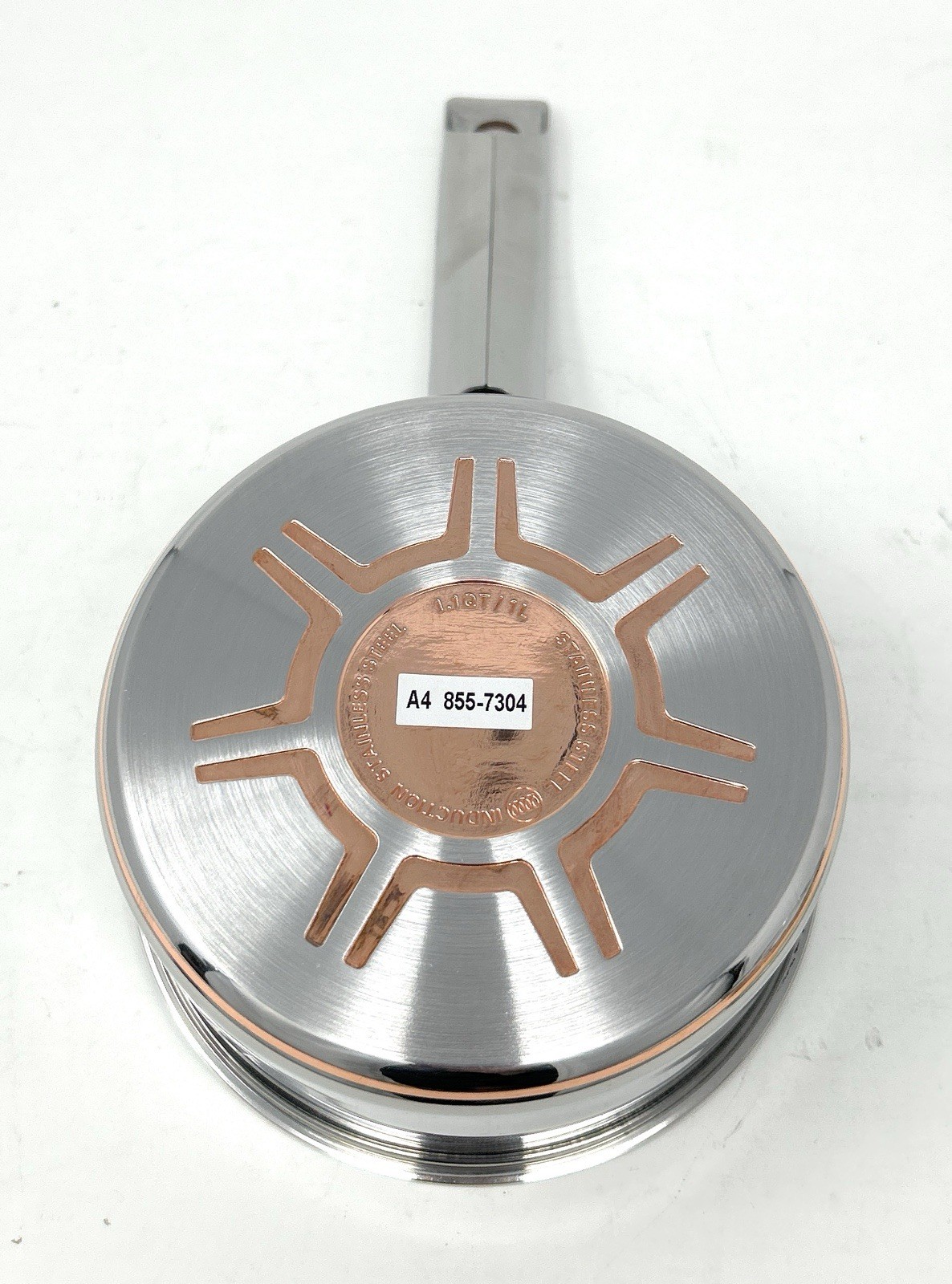 T-Fal Ultimate Stainless Steel Copper Bottom Cookware 12pc Set Induction