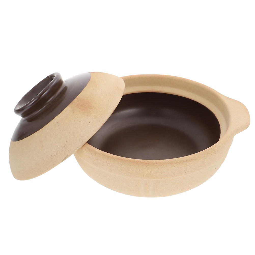 1Pcs Reusable Ceramic Casserole Dish Multi Purpose Cooking Pot Assorted Color