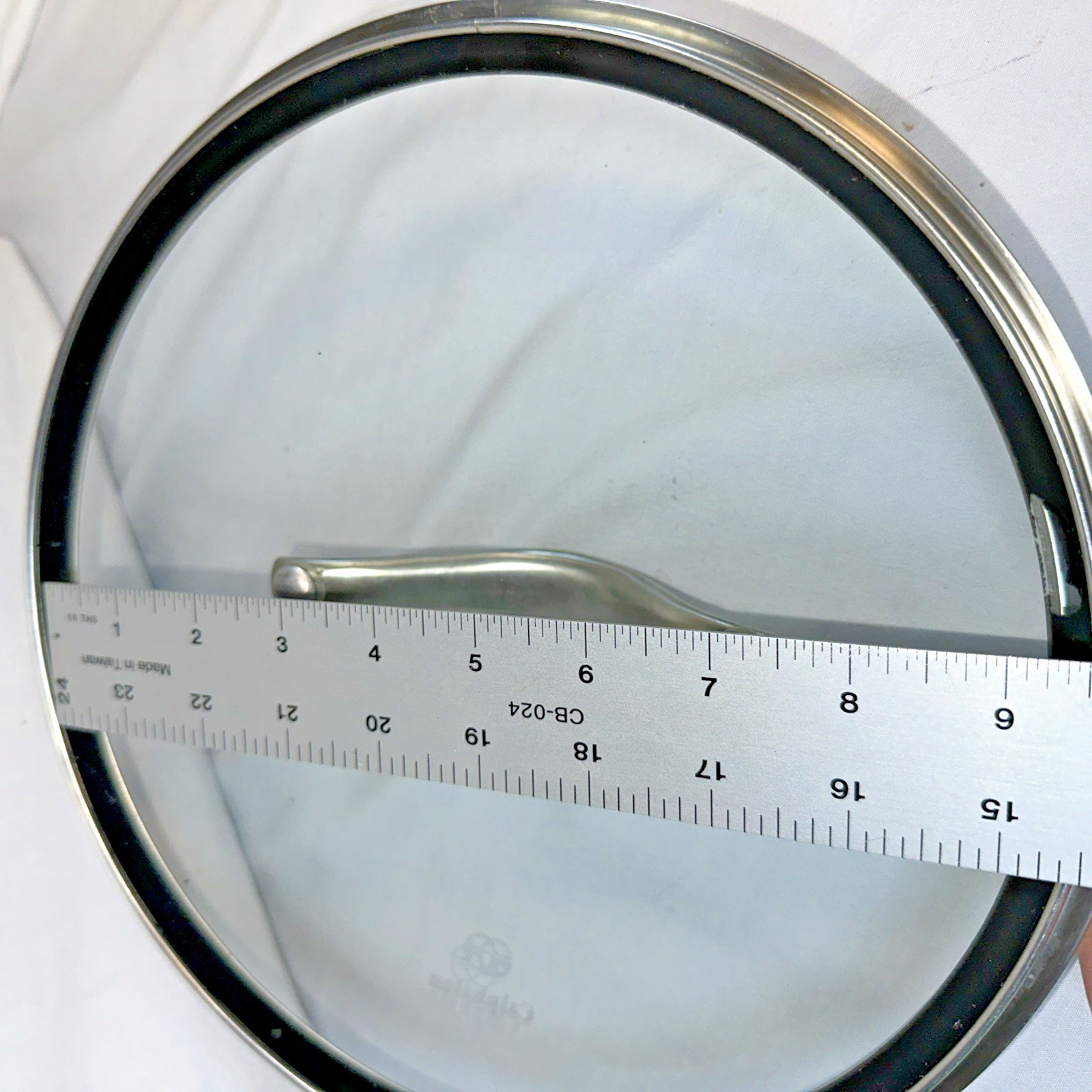 CALPHALON KITCHEN ESSENTIALS 10” OD Glass REPLACEMENT LID 9.75 In INNER DIA.