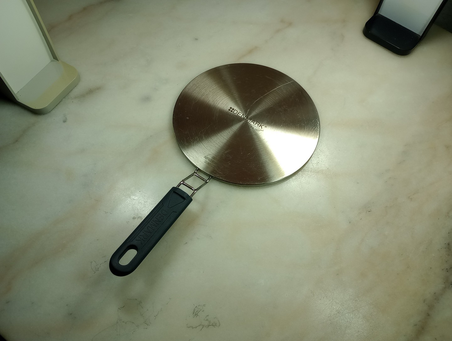 DENMARK Tools For Cooks, Stainless Steel Tava Flat Pan 8″ Crepe Pan.