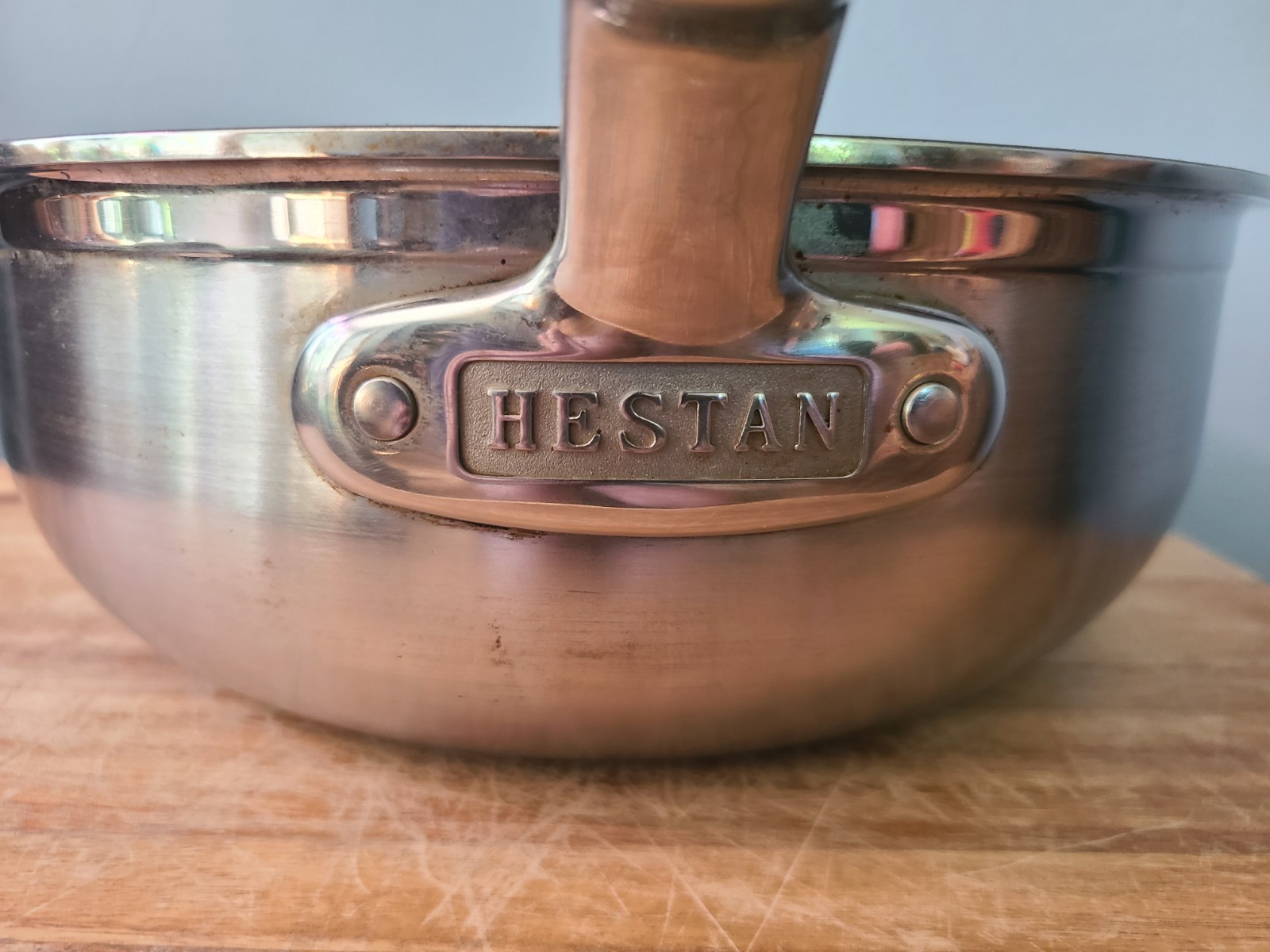 Hestan ProBond Forged 3.5 Quart Professional Clad Stainless Steel Saucier Pan