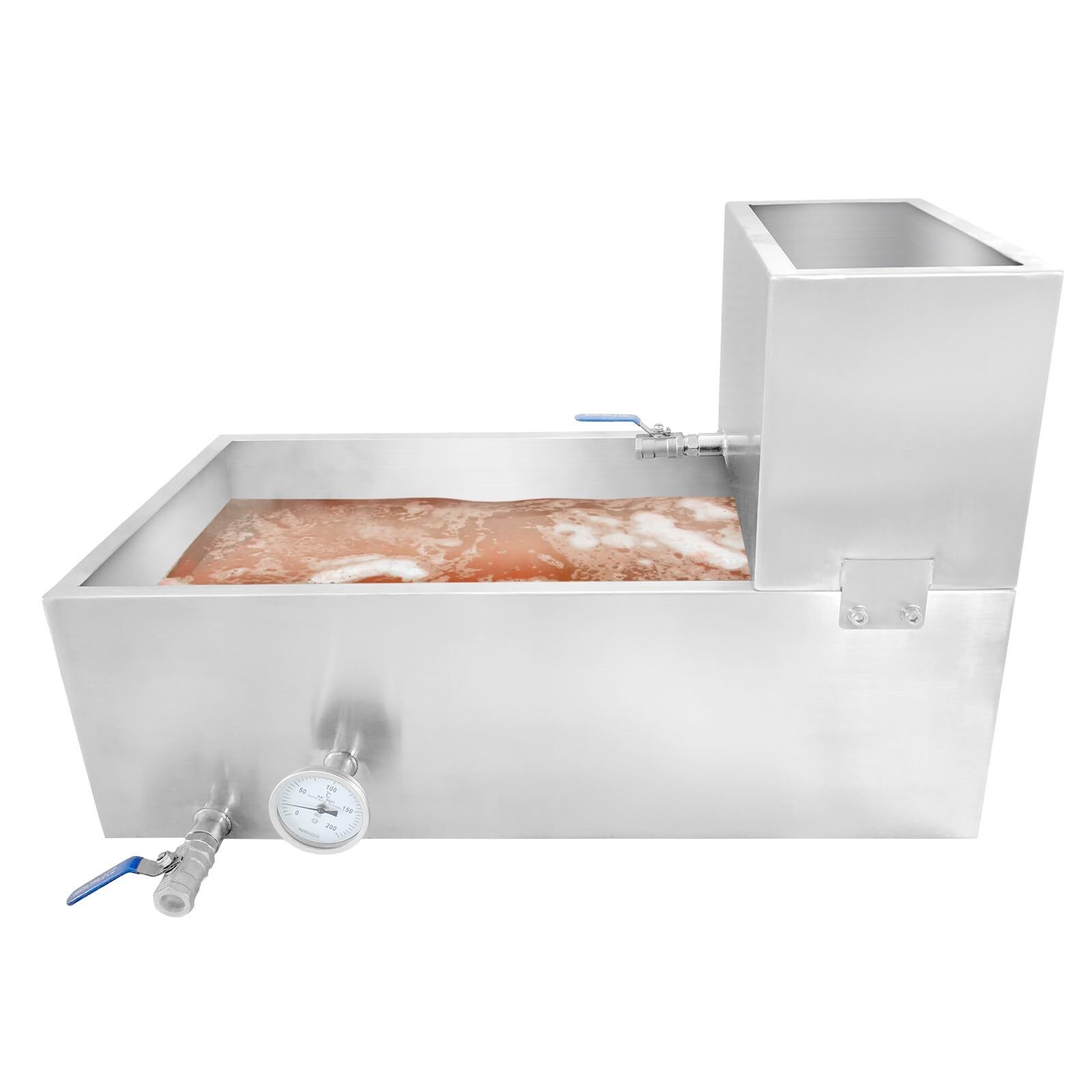 Maple Syrup Boiling Pan Sap Evaporator Tig Welded Sliver Stainless Steel