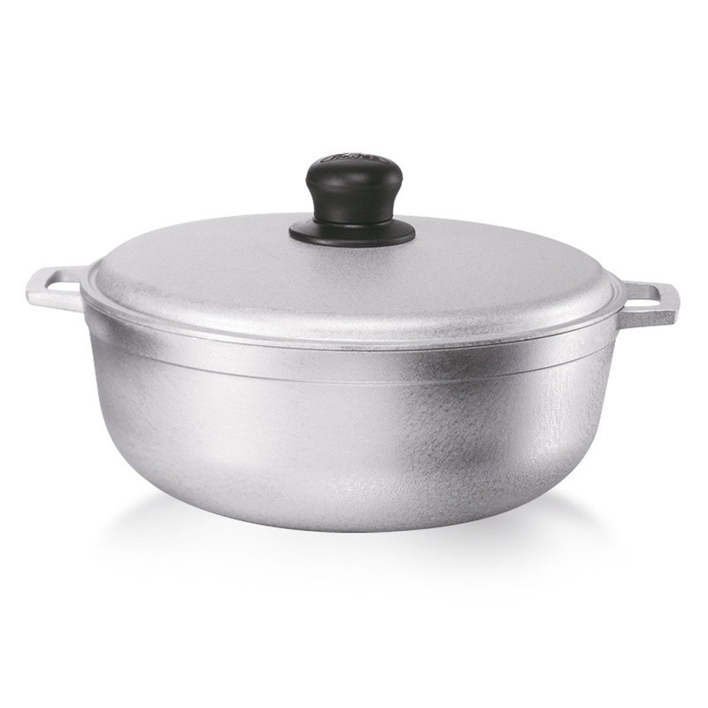 Versatile 3.7Qt Aluminum Caldero Cookware W/ Lid Stews Soups Beans Rice New