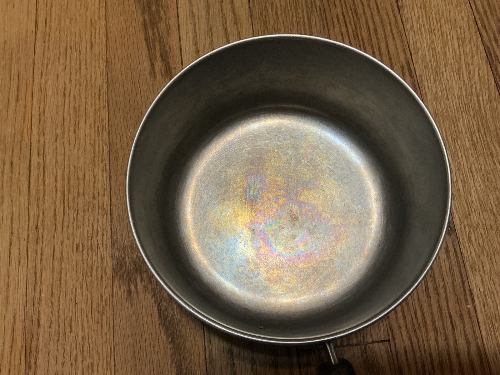 Stainless steel – copper clad cook pans, 6-1/4″, lot of 2