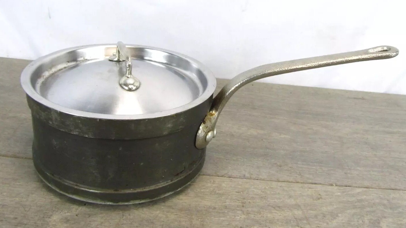 Chef’s signature6″x2 7/8″ Saucepan, Aluminum Cookware NSF vintage