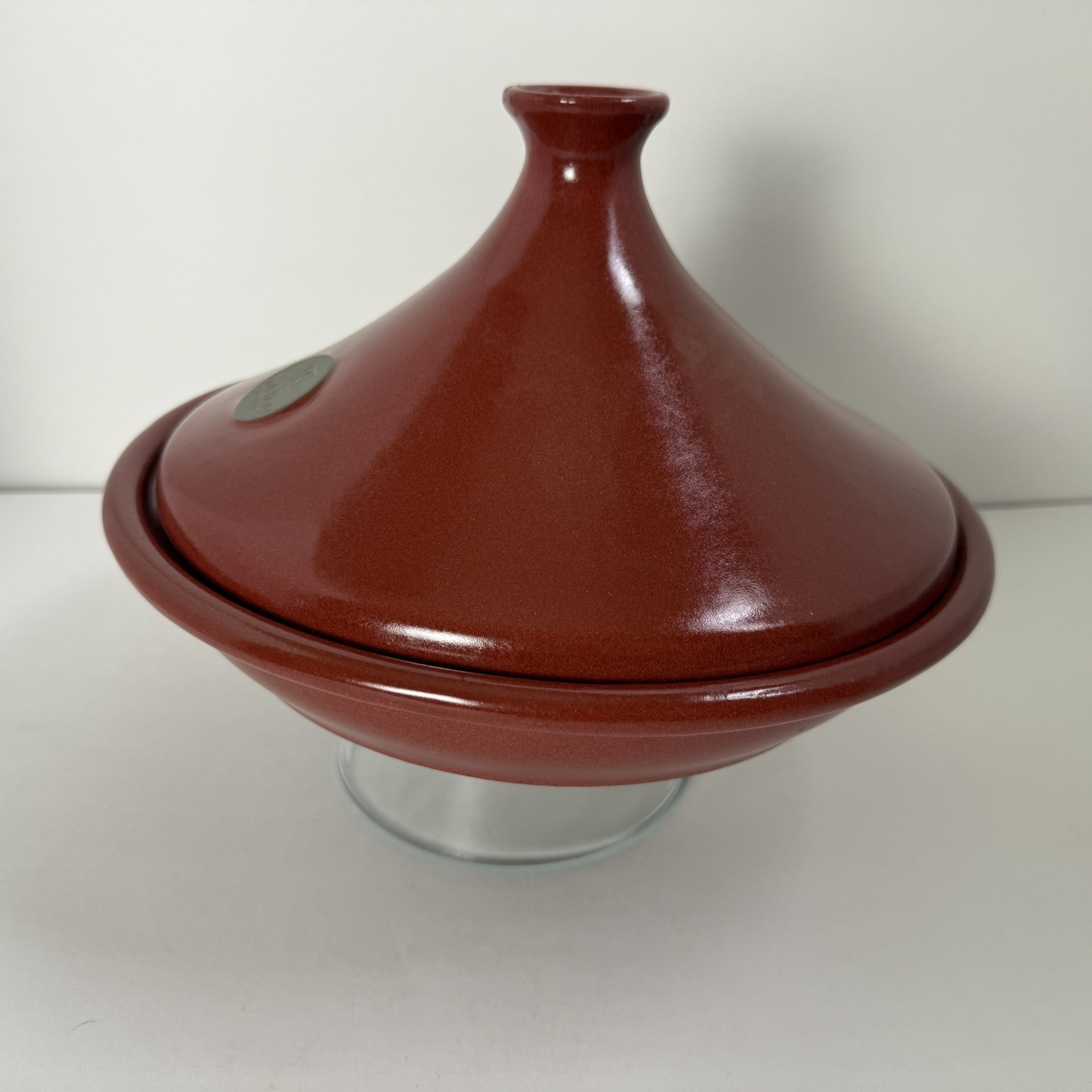 New Tagine Burgundy Emile Henry Made in France Flame Ceramic 10” FREE SHIP