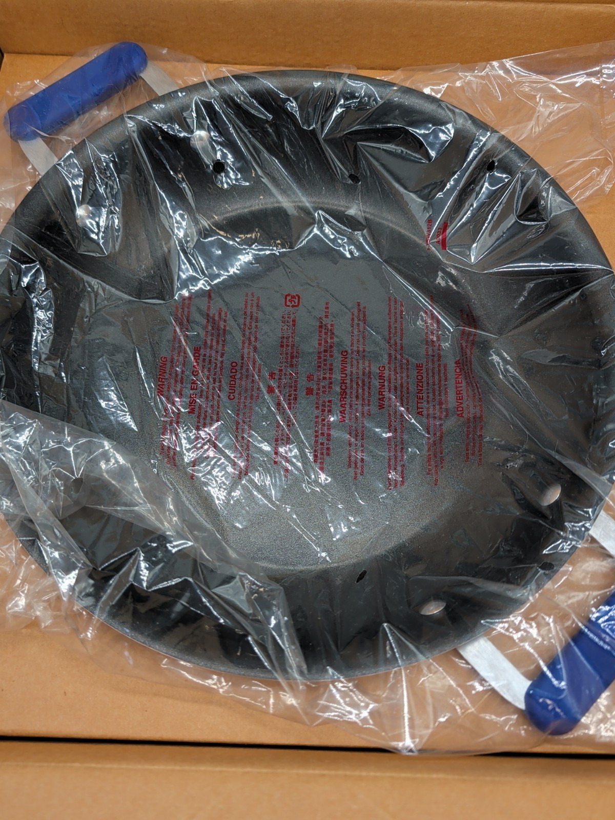 NOS Technique Large 14″ Commercial Aluminum Pan Double Handle