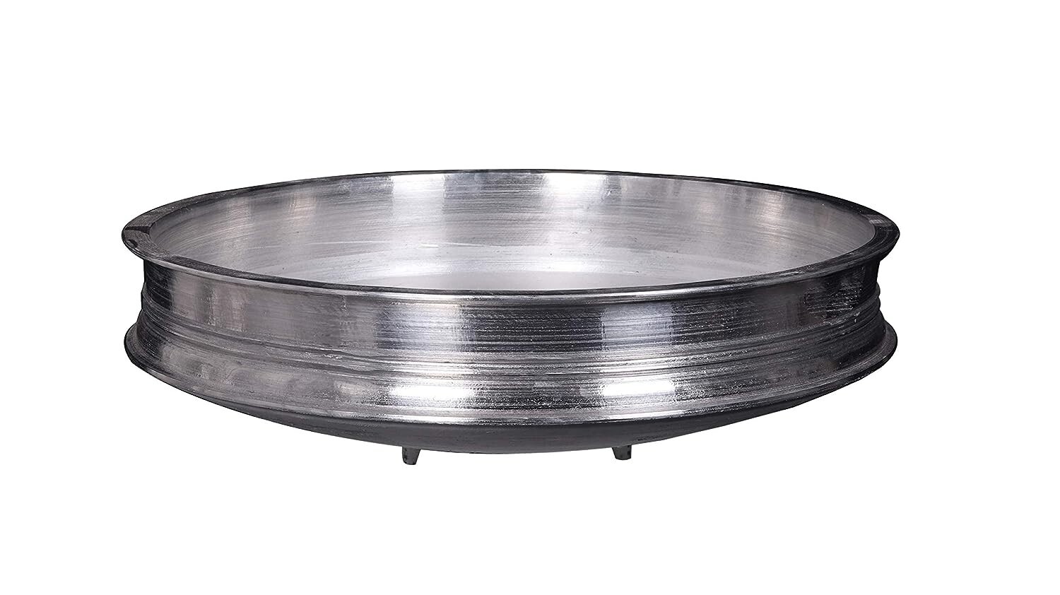 20 Inch Aluminum Cookware Food serving Uruli Bowl with Lid Capacity 15 Liters