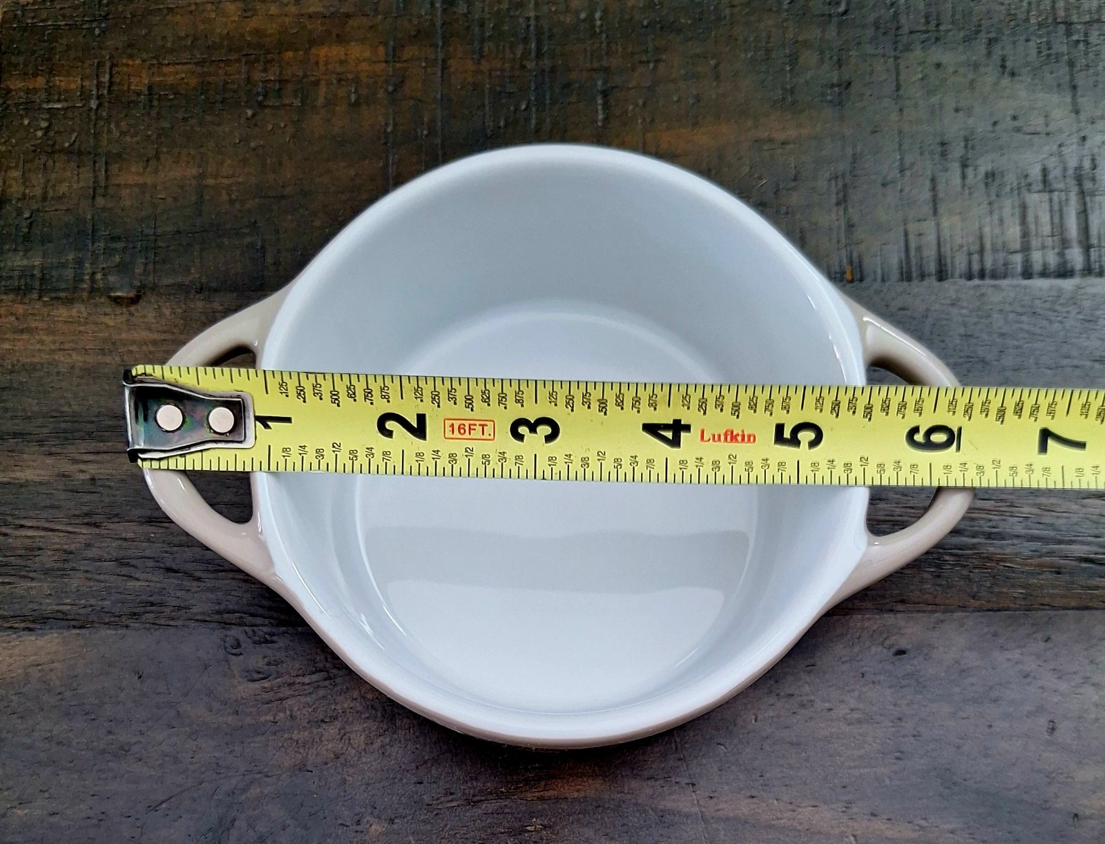 Mini Cocotte Dish with Lid Stoneware Taupe 3 1/2″H X 6 3/8″L X 4 5/8″W