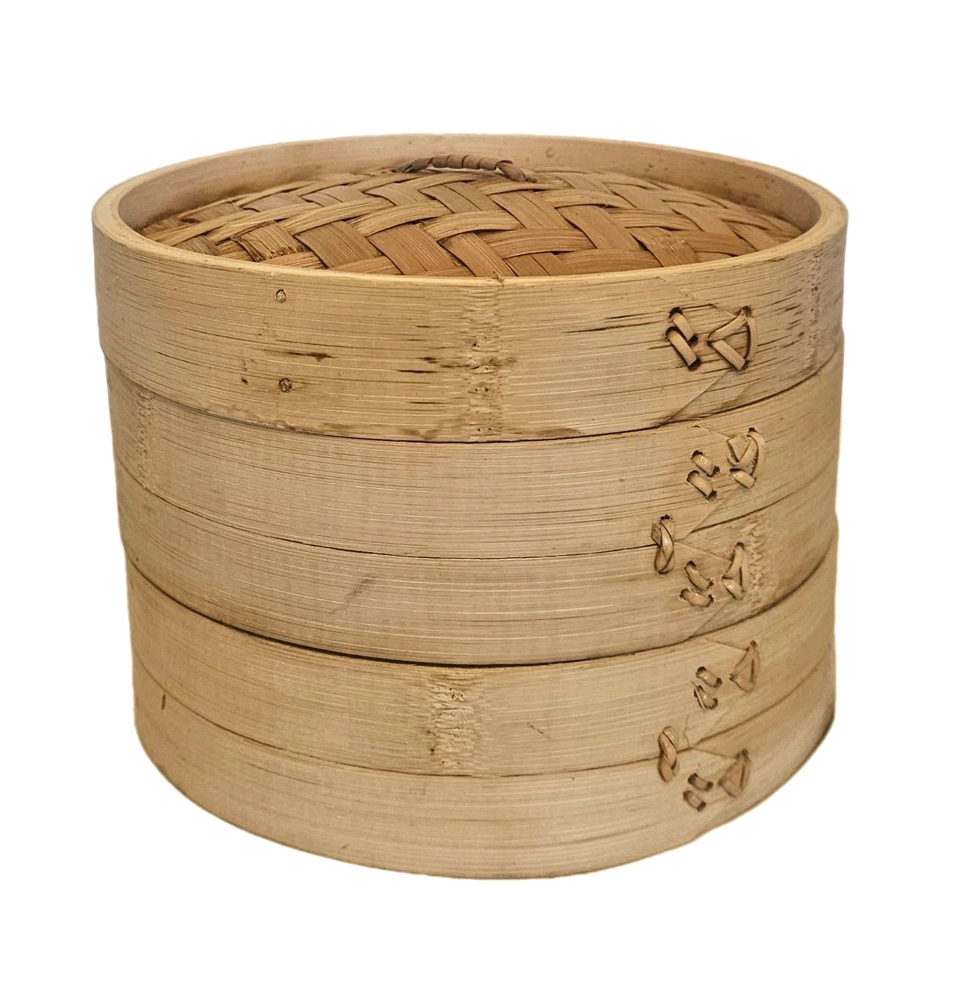 Joyce Chen 2-Tier Bamboo Steamer Baskets Asian Food Cooking 8″