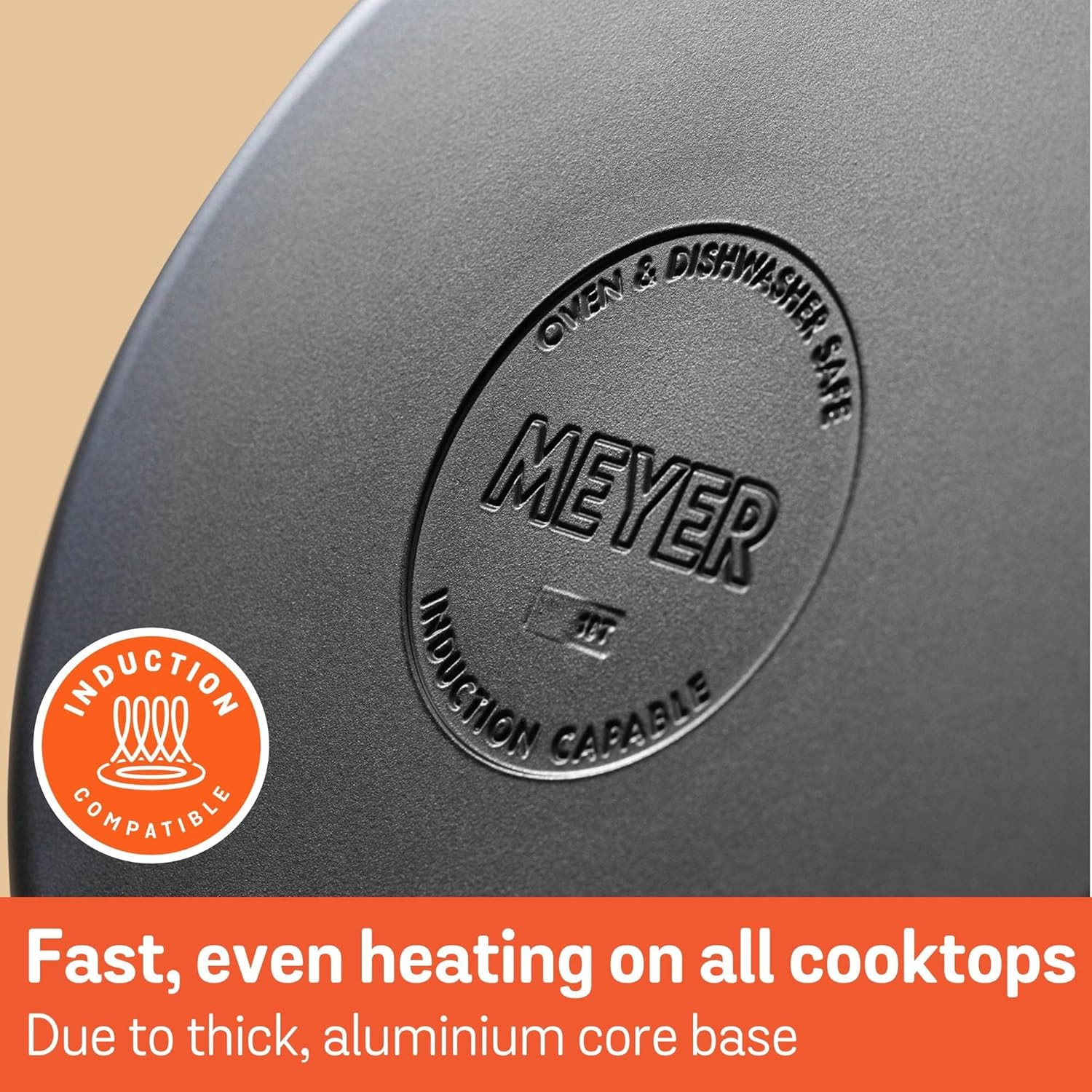 Meyer Stainless Steel Medium Stockpot | 6.5 Quart Stock Pot | Induction Pot | Di
