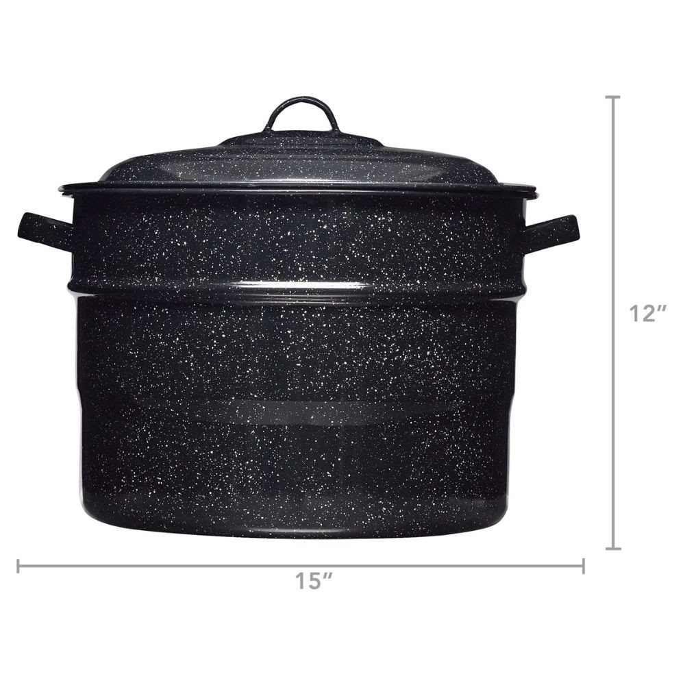 Granite Ware 21.5-Quart Water Bath Canner with Rack