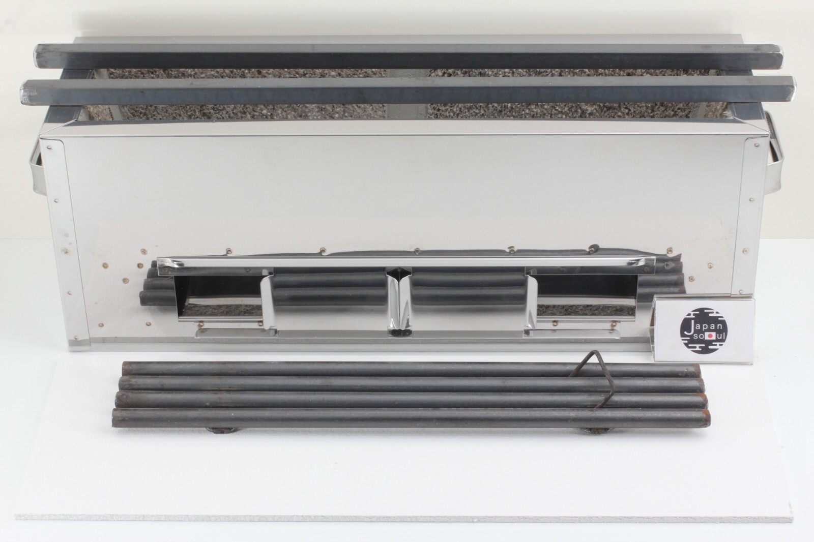 TERUHIME TK-414 Stainless Charcoal Grill Barbecue Hibachi Konro 45 x 14cm