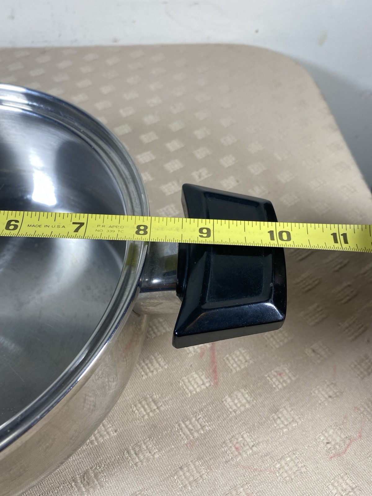 Royal Queen 5-Ply Multi Core Stainless Steel 8″ Skillet Sauce Pan 1 Qt USA