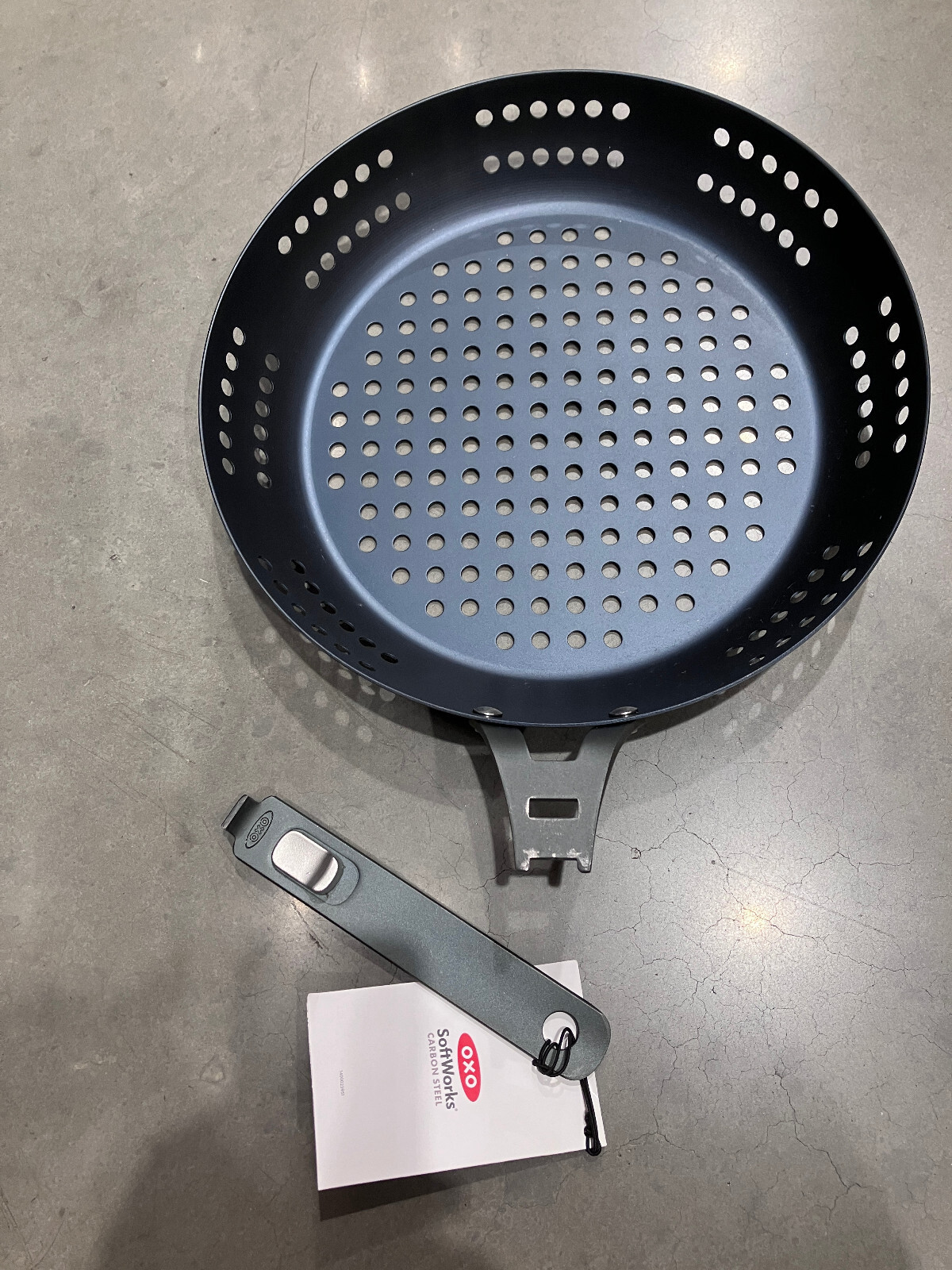 NEW OXO SoftWorks Carbon Steel 12″ BBQ Pan