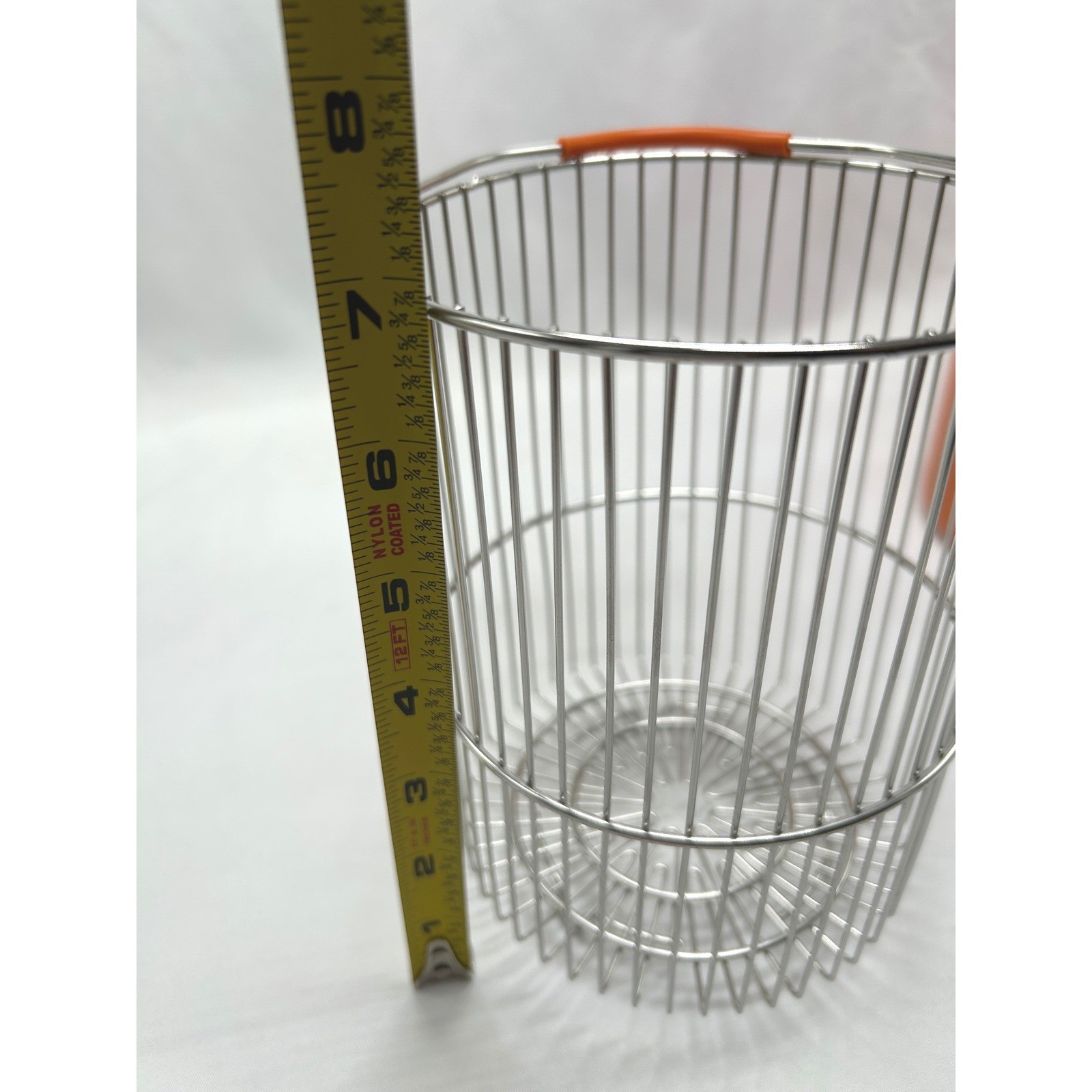 Kuhn Rikon Swiss Design Orange Asparagus Vegetable Steamer Pot & Wire Basket Set