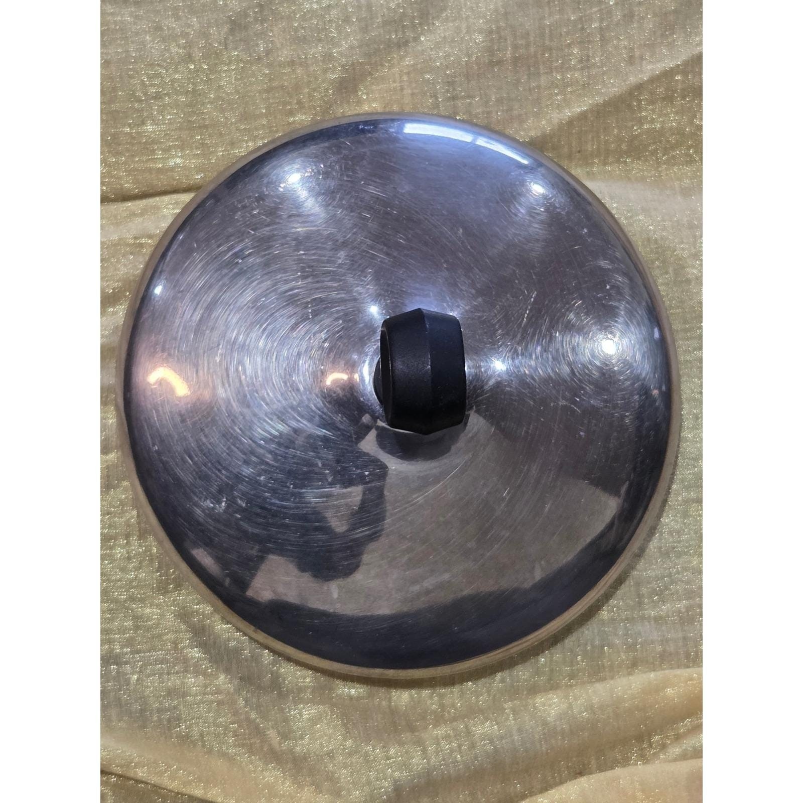 Vintage Revere Ware Stainless Steel Replacement Lid 6.25 Inch Circular Pot Cover