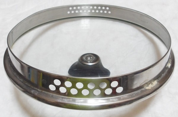 FARBERWARE 7 INCH GLASS STRAINER LID – LID ONLY