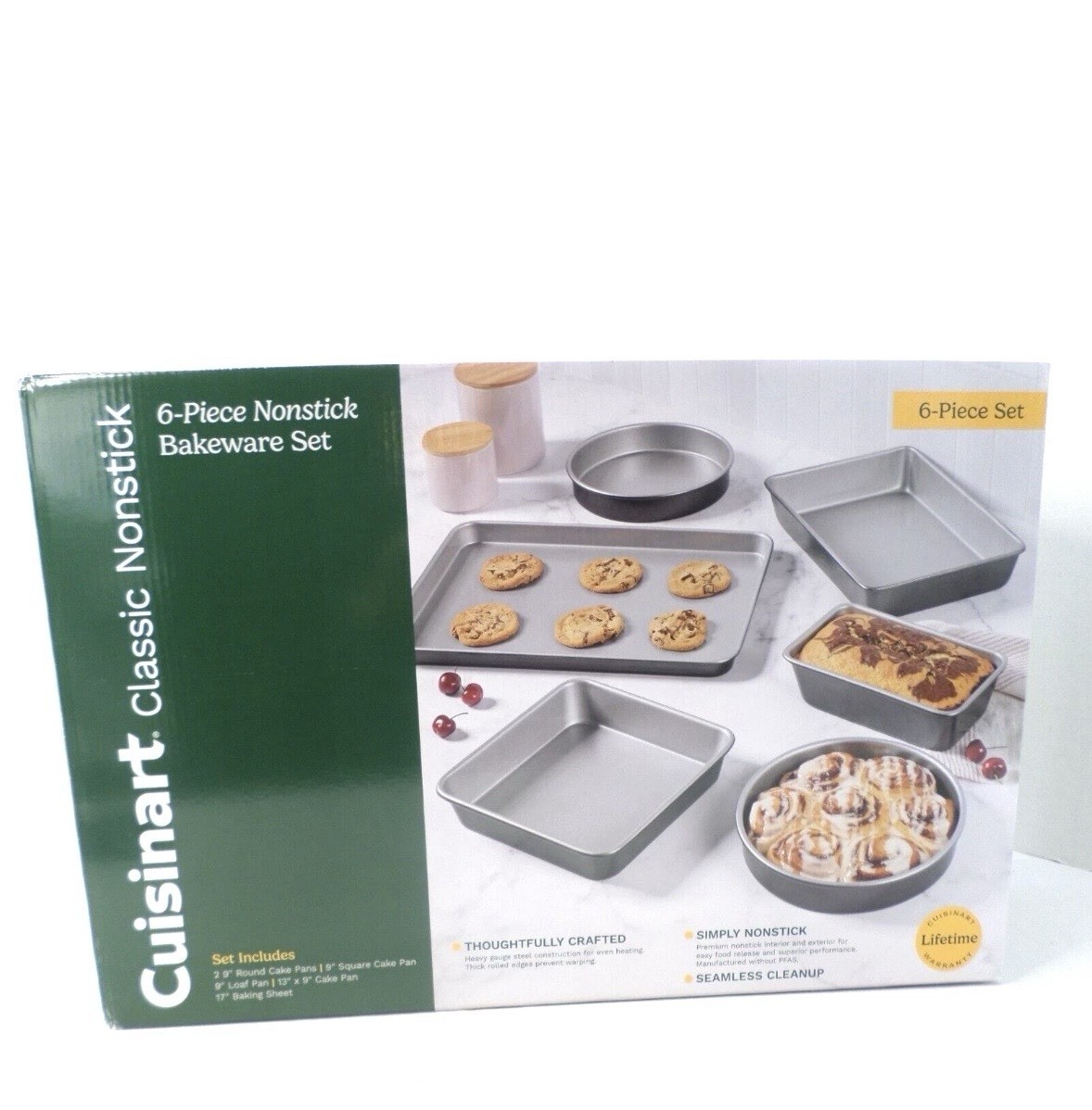 Cuisinart 6-Piece Classic Nonstick Bakeware Set