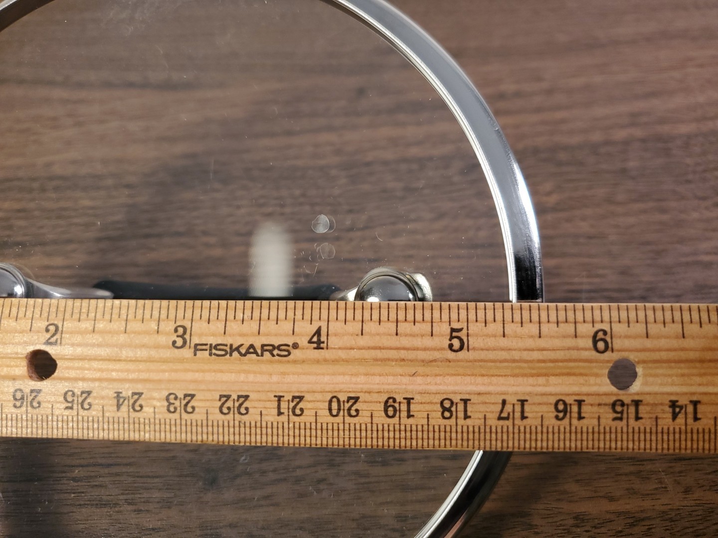 Replacement Cuisinart Glass Stainless Lid Only 5-1/4″ x 5-3/4″ for Saucepan Pot