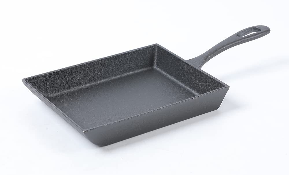 Japanese Omelette Pan Cast Iron Rectangle Egg Pan Tomagoyaki Pan Rolled Eggs Pre