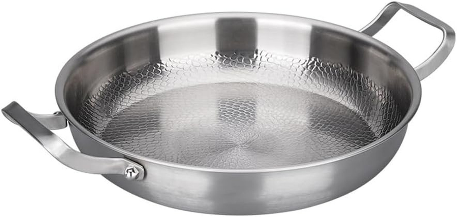 Titanium Hammered Pan, 2026 New Upgrade Double Handle Non Stick Titanium Pans fo