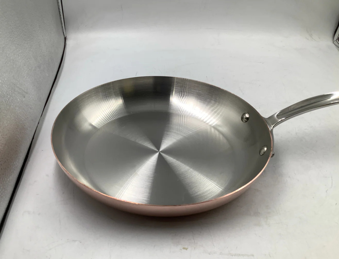 Mauviel M’150 S Copper Frying Pan With Cast Stainless Steel Handle, 10.2 In.