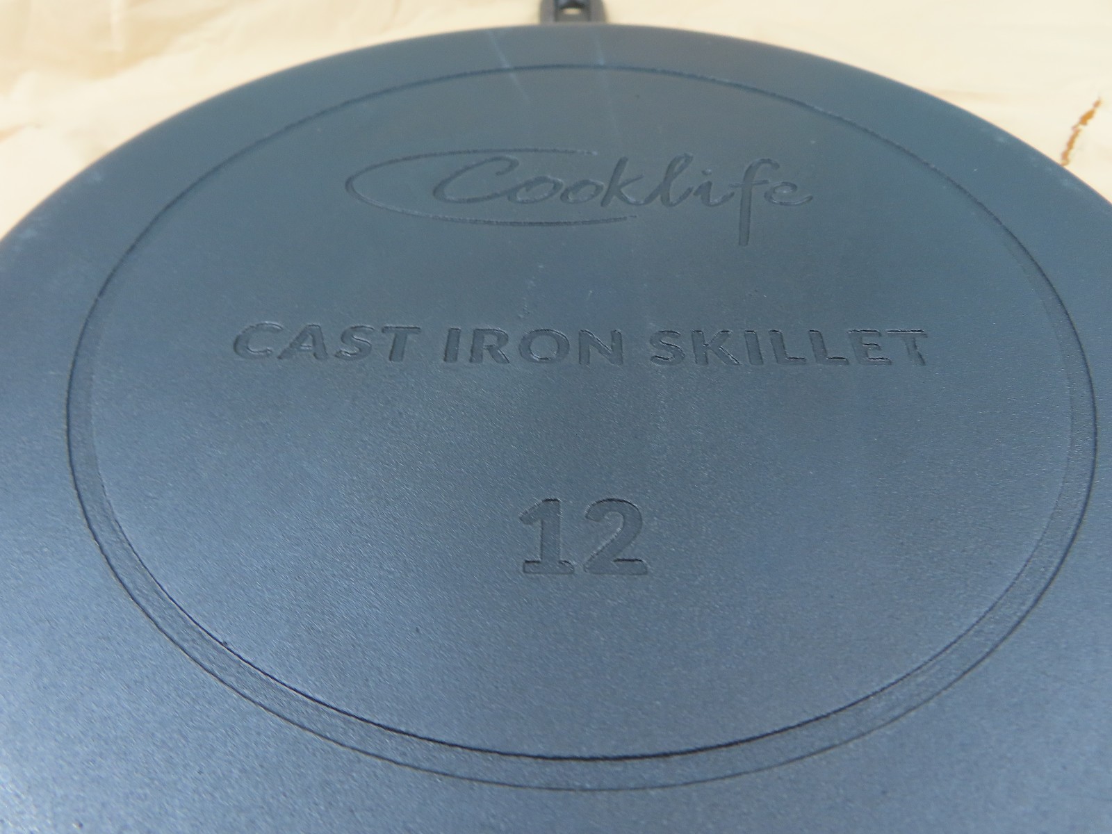 COOKLIFE 12 Inch Lightweight Pre-Seasoned Cast Iron Skillets – Smooth Polished