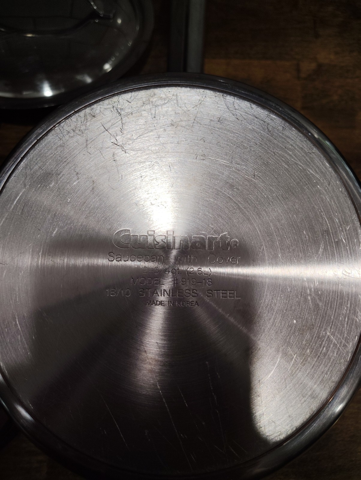 Cuisinart Sauce pan COPPER CORE 2qt & 2 3/4 qt 2.6 L 18-10 Stainless 919-18