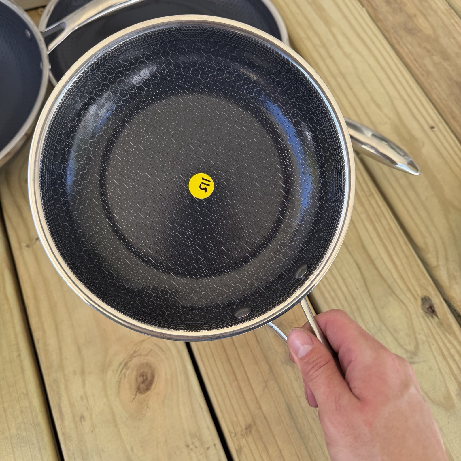 Hexclad Hybrid Cookware 6 Piece Set Preowned Great Condition